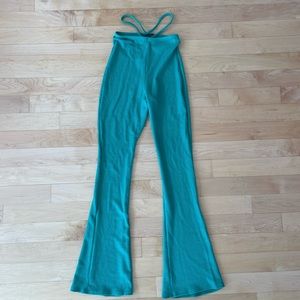 I Saw It First Teal Flare Pants